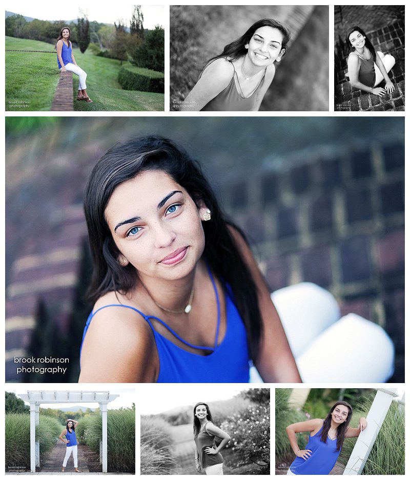 albemarle high school senior portrait photographer charlottesville keswick hall girl