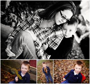 Charlottesville Mother SonFall Portraits in Palmyra Fluvanna old stone jail richmond albemarle county fall autumn colors photography pictures boy.