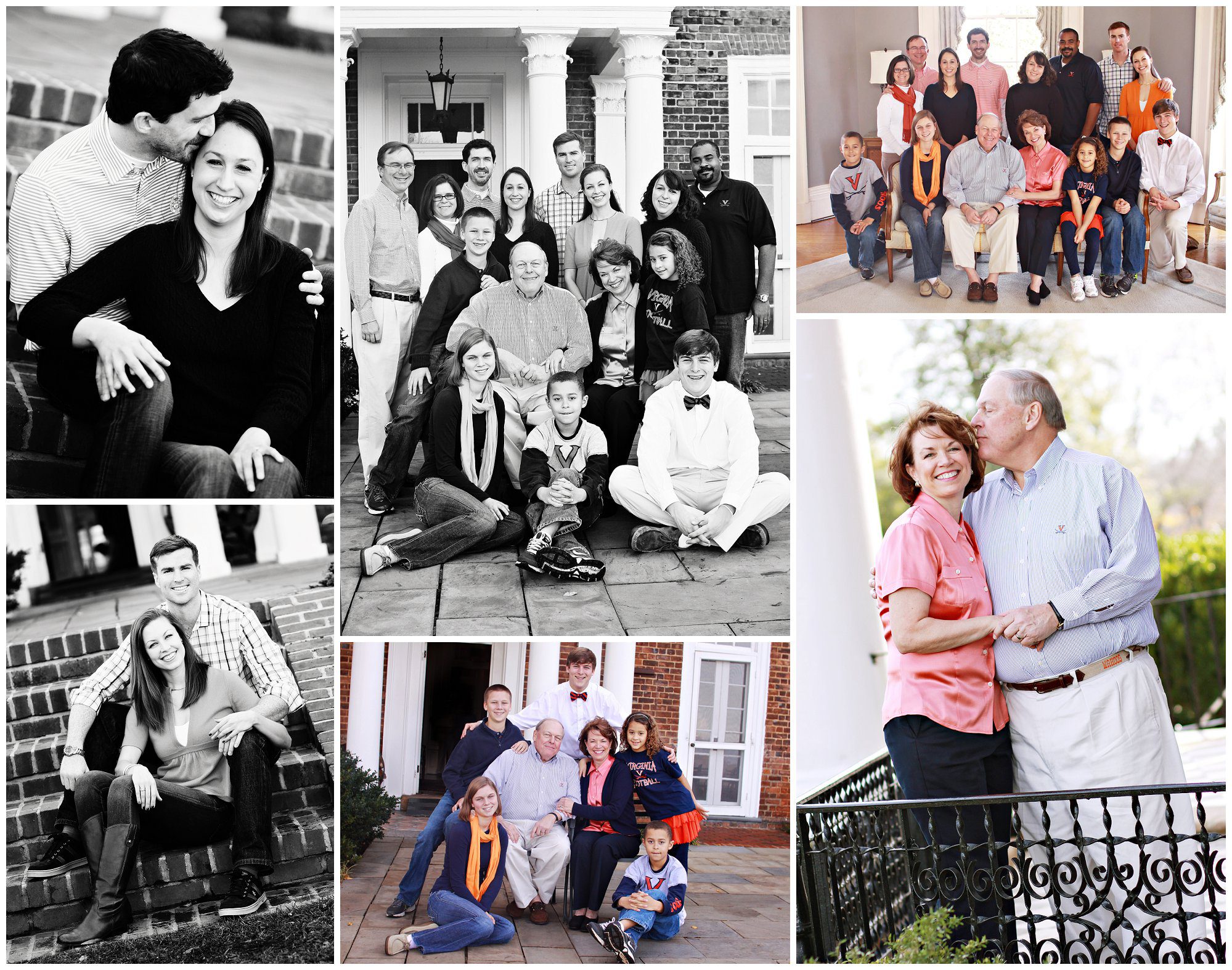 Charlottesville Extended Family Portraits in Albemarle County photography pictures aunt uncle grandparents