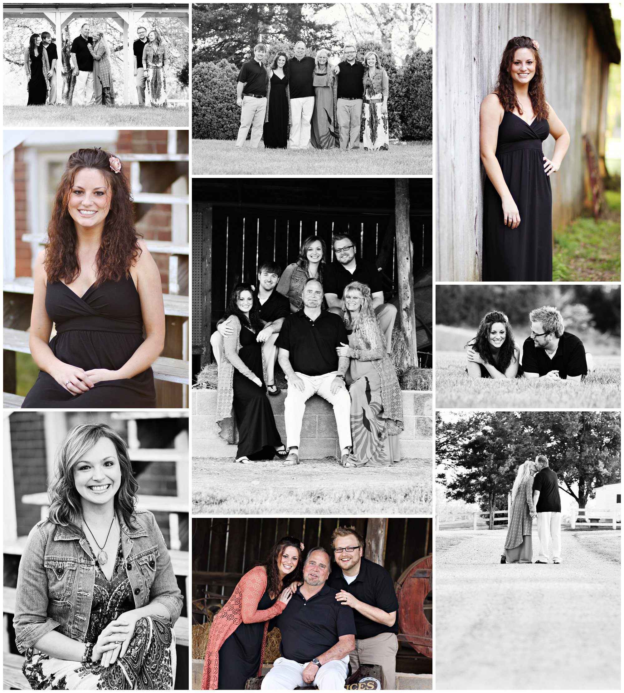 Extended Family Portraits in Palmyra Fluvanna pleasant grove richmond albemarle county adult children photography pictures.