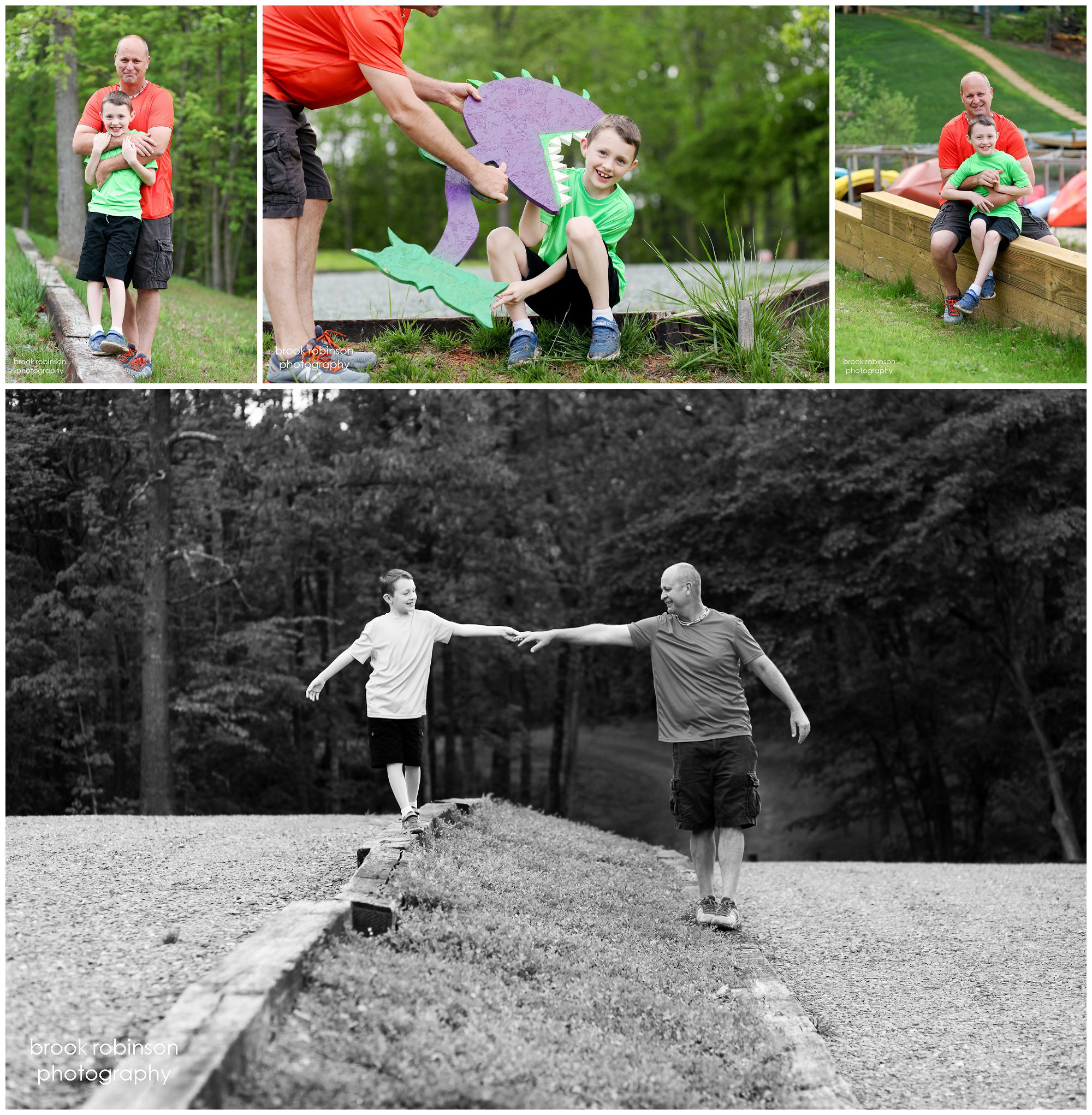 father son portraits fluvanna lake monticello charlottesville richmond lake beach zombie plants