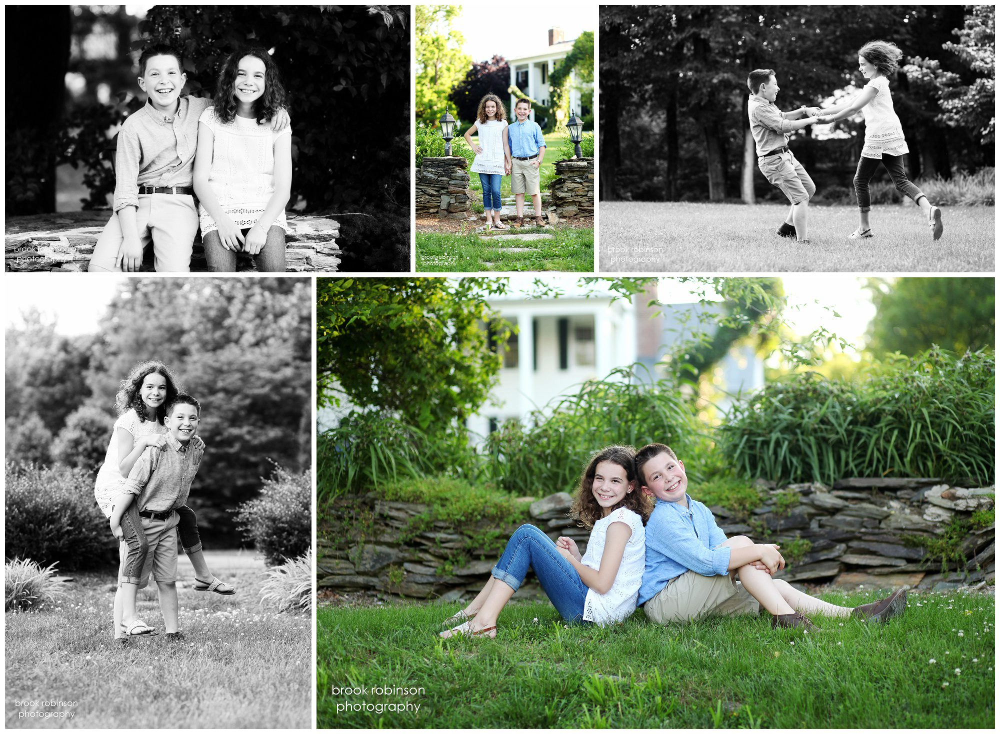 charlottesville family portraits clifton inn albemarle county central virginia summer spring siblings parents pictures photographer cookies chocolate chip