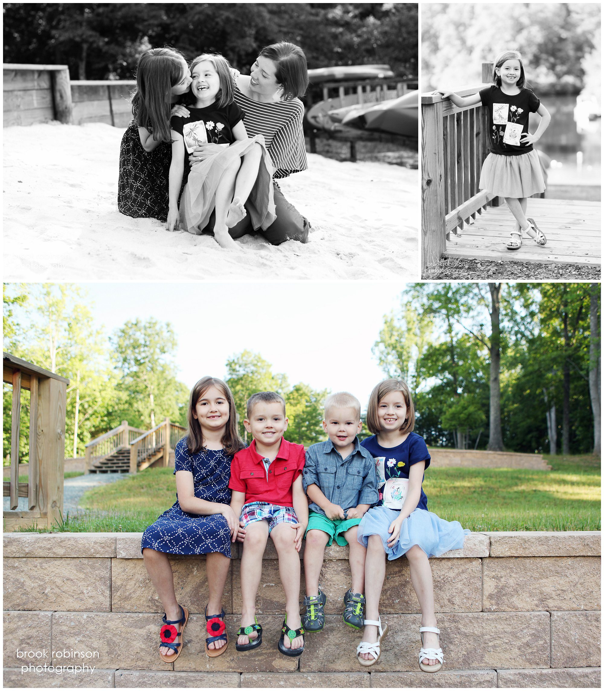 fluvanna family photograhper lake monticello beach portraits summer siblings brothers sisters charlottesville central virginia portraits