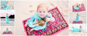 disney princess themed portrait session photography fluvanna county charlottesville natural light ariel little mermaid jasmine tiana moana lake monticello beach