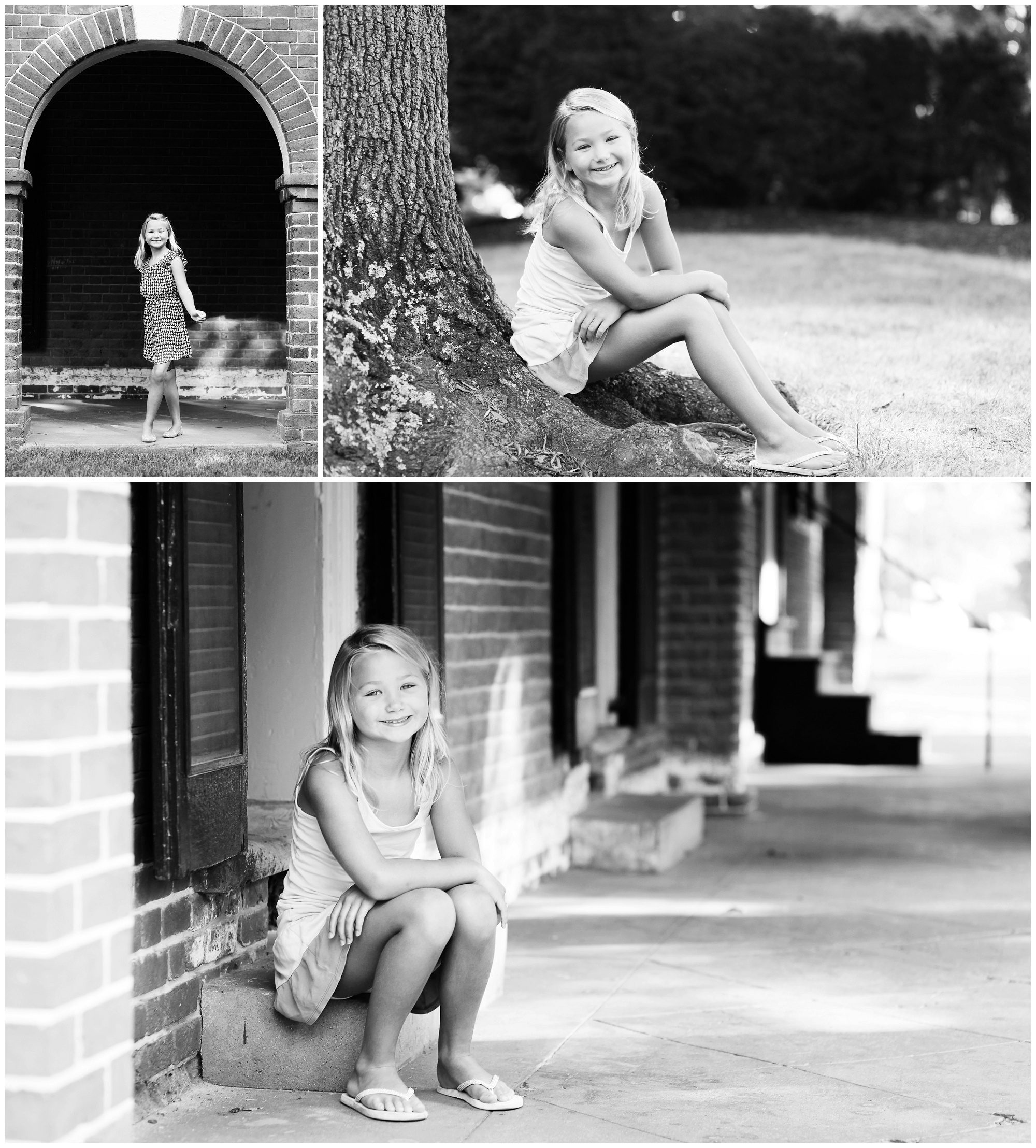 charlottesville girl birthday portraits 8 years old youth uva grounds lawn rotunda