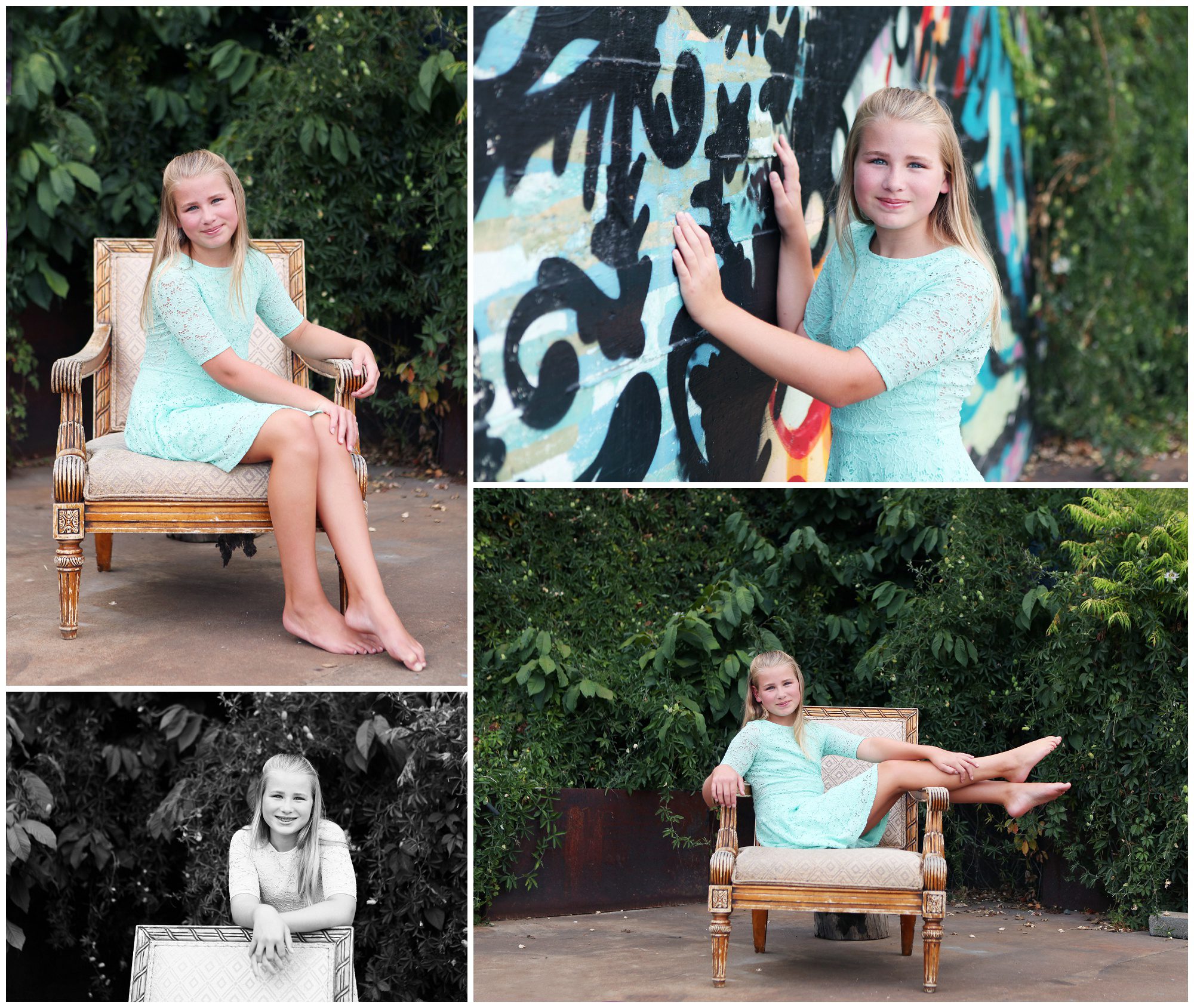 charlottesville portraits teenager art ix park downtown urban summer birthday girl tween braces pictures