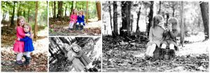 fluvanna sisters siblings photographer portraits fall forest nature light blue eyes preschool palmyra