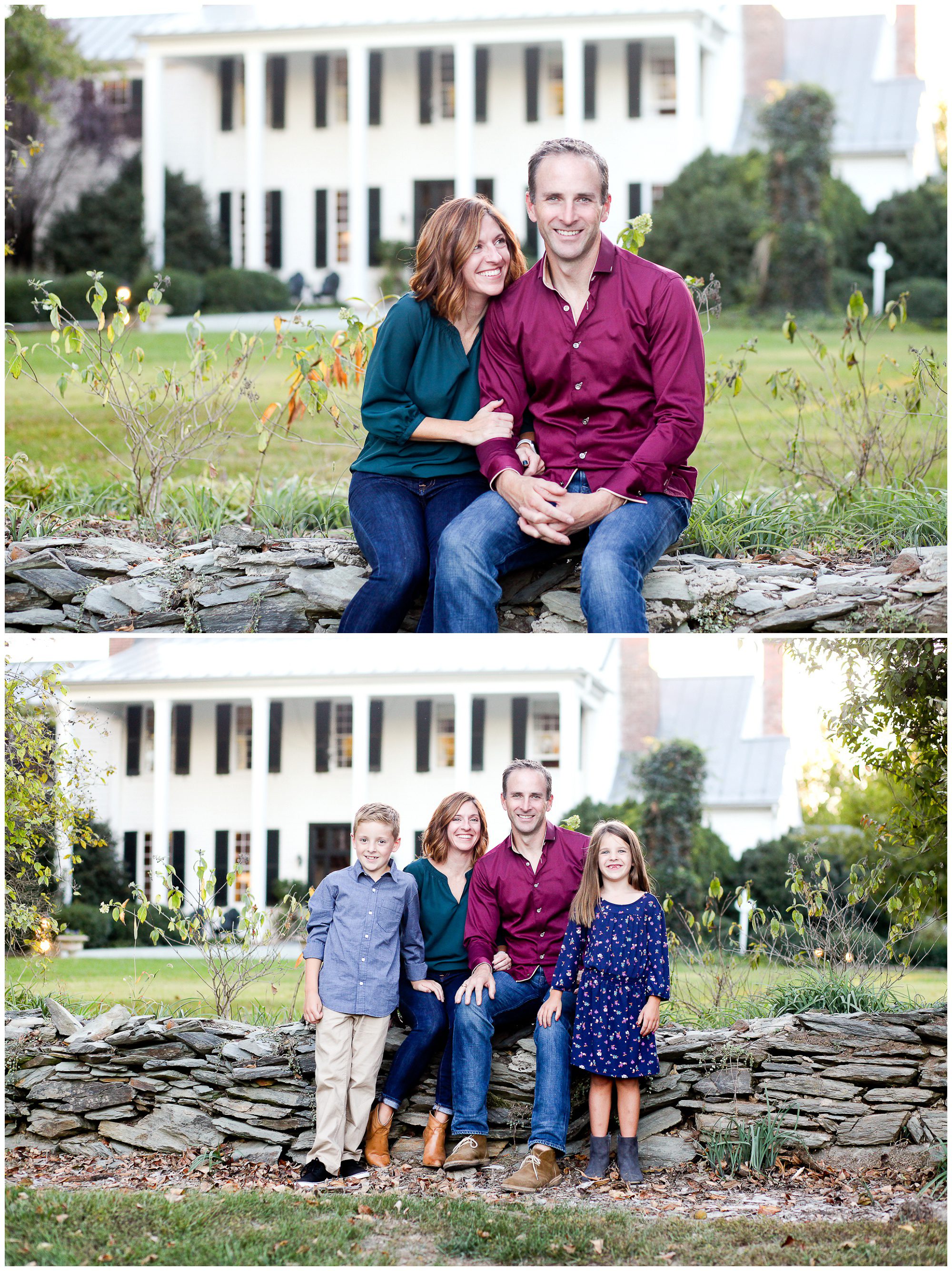 Charlottesville portrait session natural light fall pictures family siblings albemarle county virginia autumn