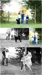 charlottesville family photographer portraits natural light fluvanna county pleasant grove fall siblings dog pet autumn