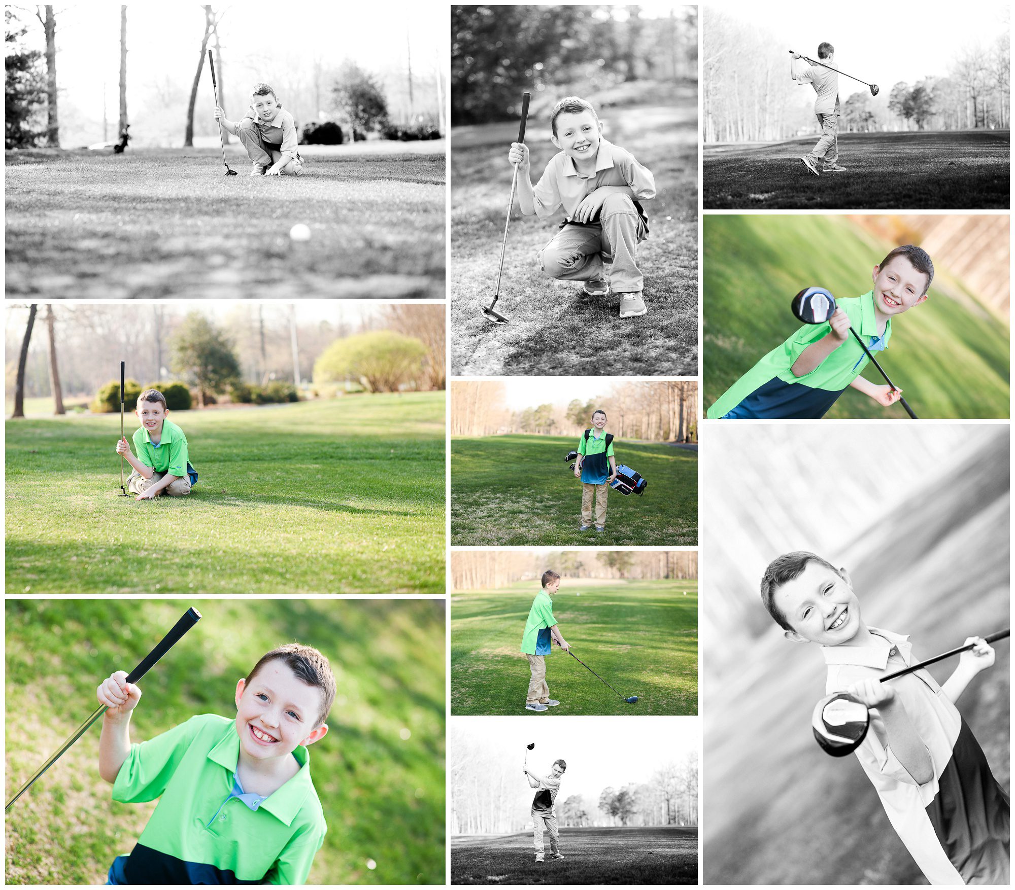 fluvanna father son spring pictures portrait photographer lake monticello golf course links clubs fatherhood childhood relationship parenthood charlottesville