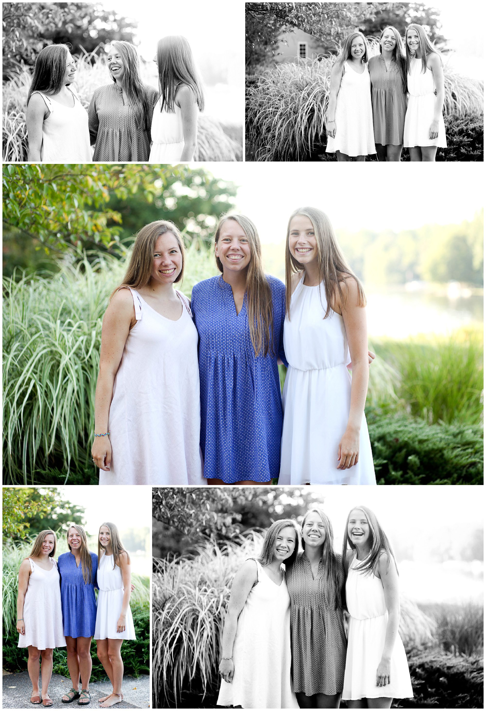 Fluvanna Family Summer Portraits Lake Monticello photographer charlottesville cville beach pictures sisters teenagers beautiful girls