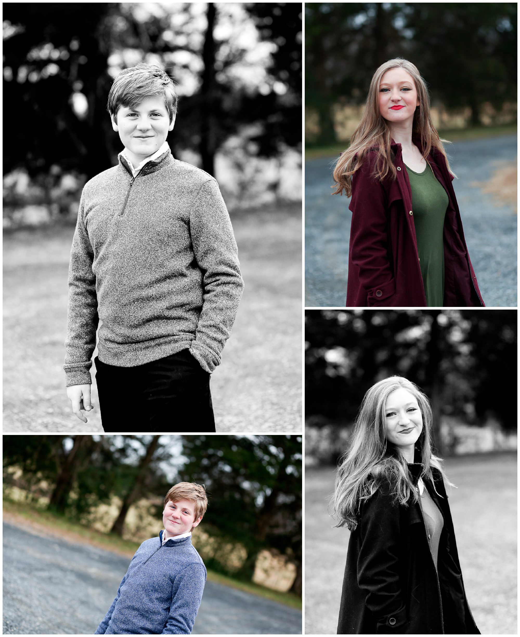 Charlottesville Sibling Winter Portraits Fluvanna Family Cville Photographer Pictures Photography Brother Sister Fun Teens Teenagers Laughter