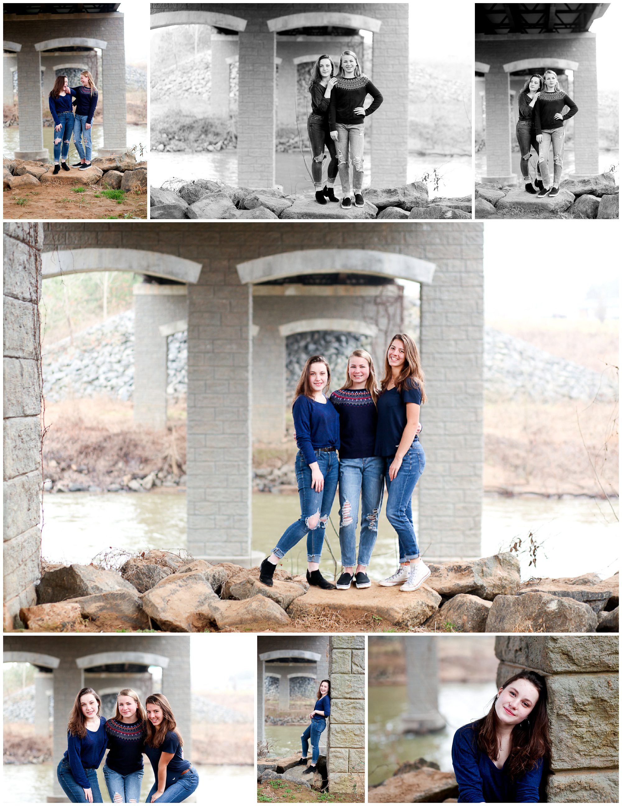 charlottesville portrait photographer cville pictures photography friends teenagers teens friendship girls fluvanna palmyra winter urban pics photoshoot