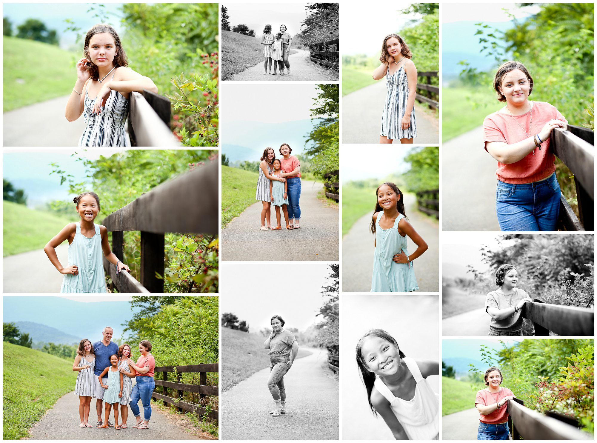 Charlottesville Family Summer Portraits Albemarle County Cville Photographer Pictures sisters old trail virginia photography families fluvanna crozet ivy