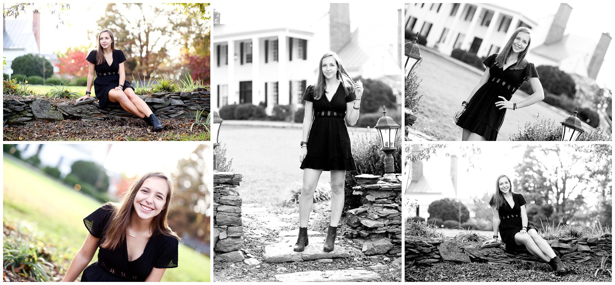 Covenant High School Senior Portraits in Charlottesville Fall Albemarle Clifton Autumn TCS Cville Photographer Photography Pictures Teenager Teen Girl