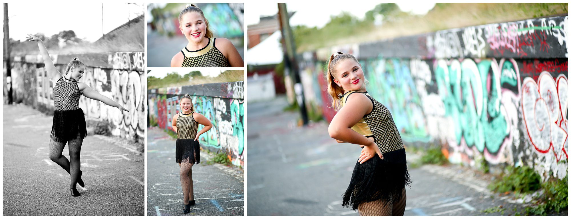 Fluvanna Jazz Dancer Spring Recital Portraits in Charlottesville Cville Photographer Photography session dance pictures costume urban downtown (2)