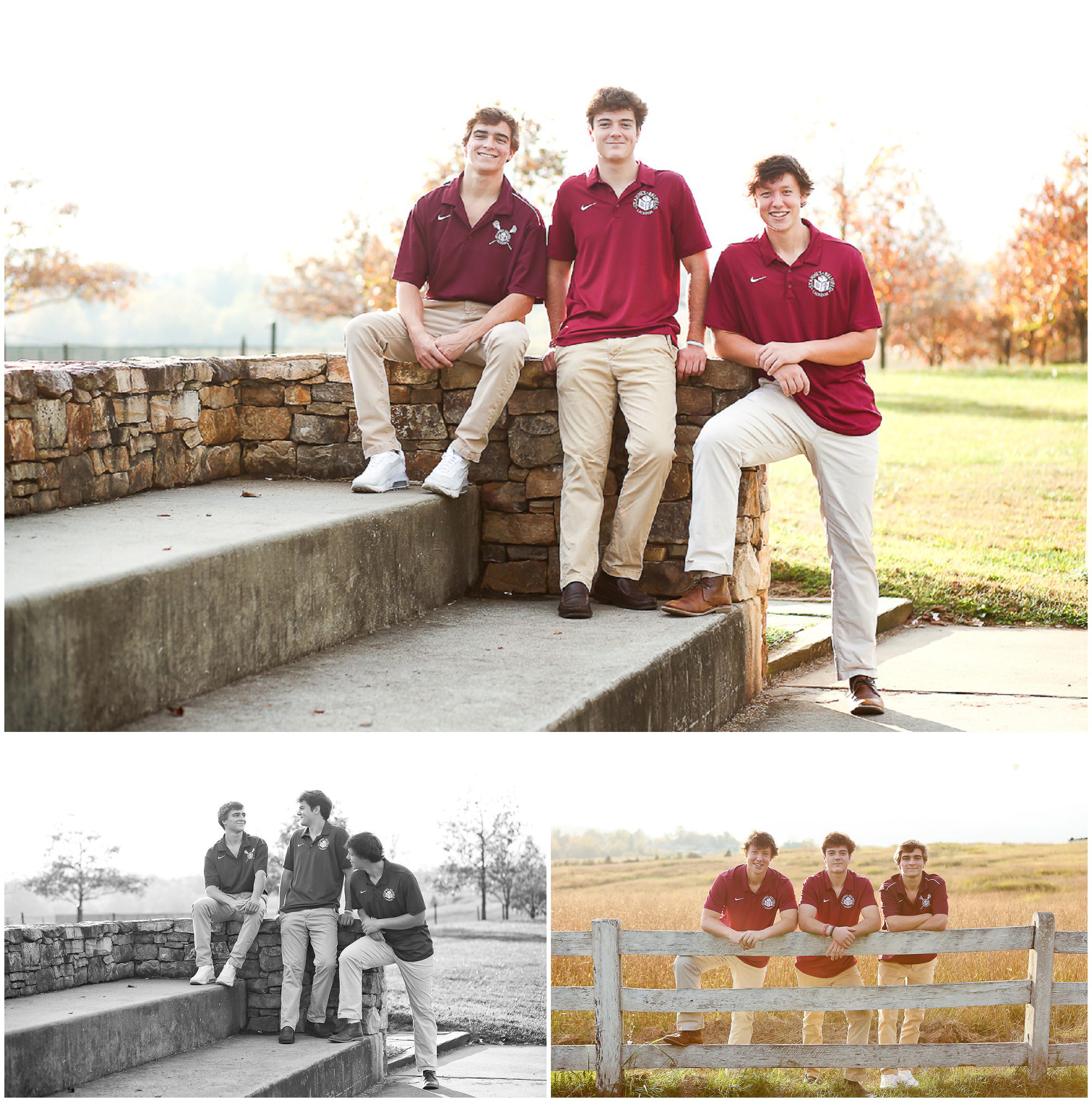 St. Anne's-Belfield School Friends Senior Portraits in Charlottesville STAB class 2021 high school friendships teenagers lacrosse football charlottesville