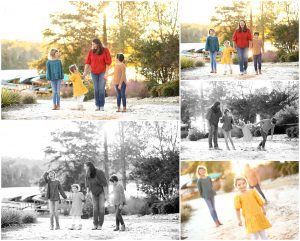 Charlottesville Mother Daughter Portraits at Lake Monticello photographer cville pictures photoshoot sisters autumn beach fluvanna mom maternal