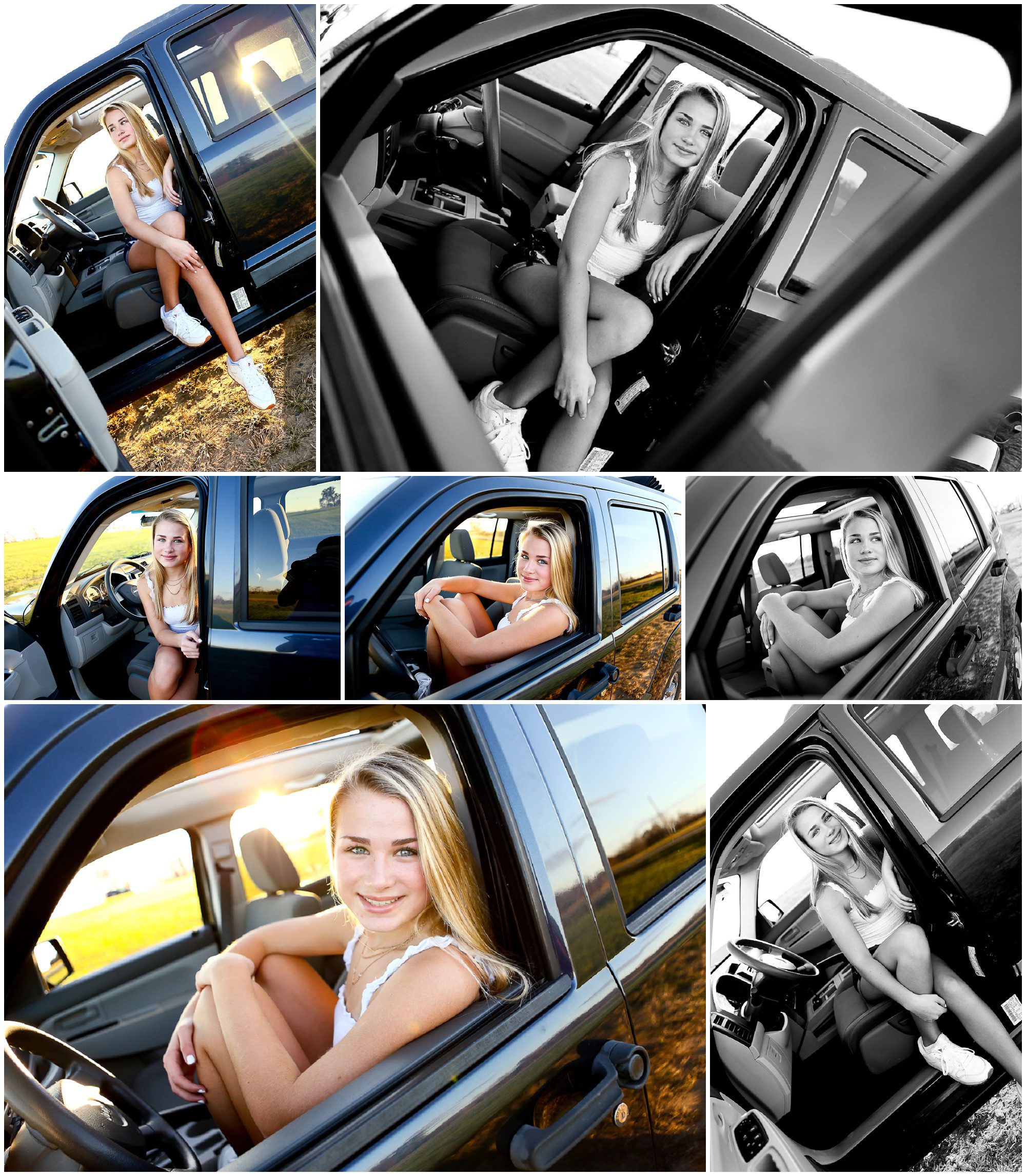 Sweet Sixteen First Car Jeep Portraits fluvanna cville charlottesville photographer drivers license driving new driver photography pictures 