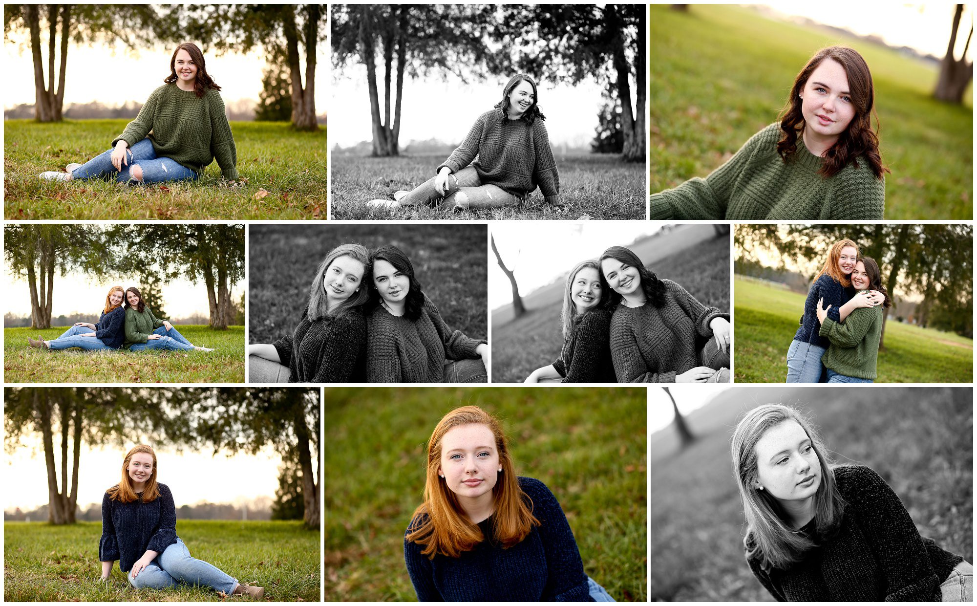 Fluvanna Family With Two Sisters Fall Portraits Charlottesville Photographer Photography Pictures Sibling Sisterly love Autumn Pleasant Grove Cville