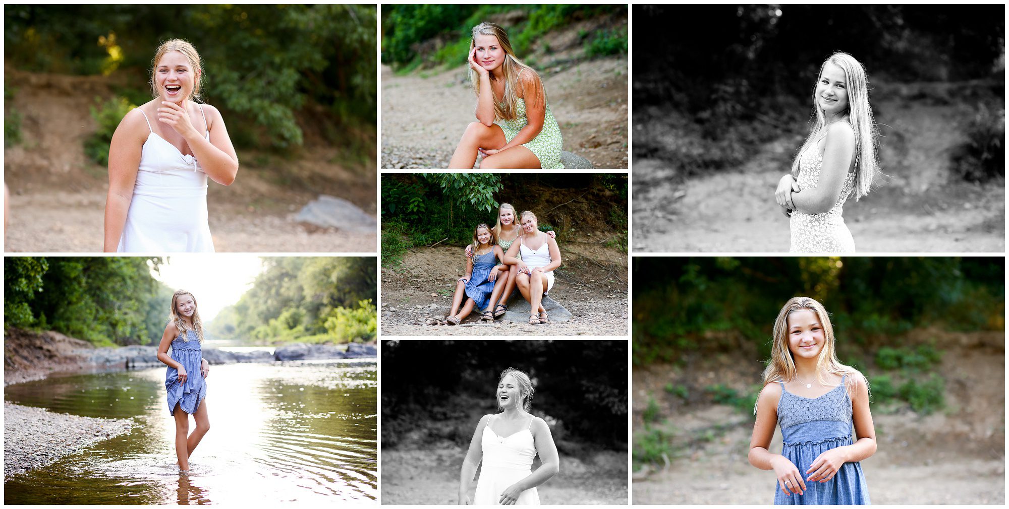 Lake Monticello Sister Summer Portraits in Fluvanna sisterhood photographer Charlottesville Pictures Cville Photography Virginia RIver  Siblings Teen Tween