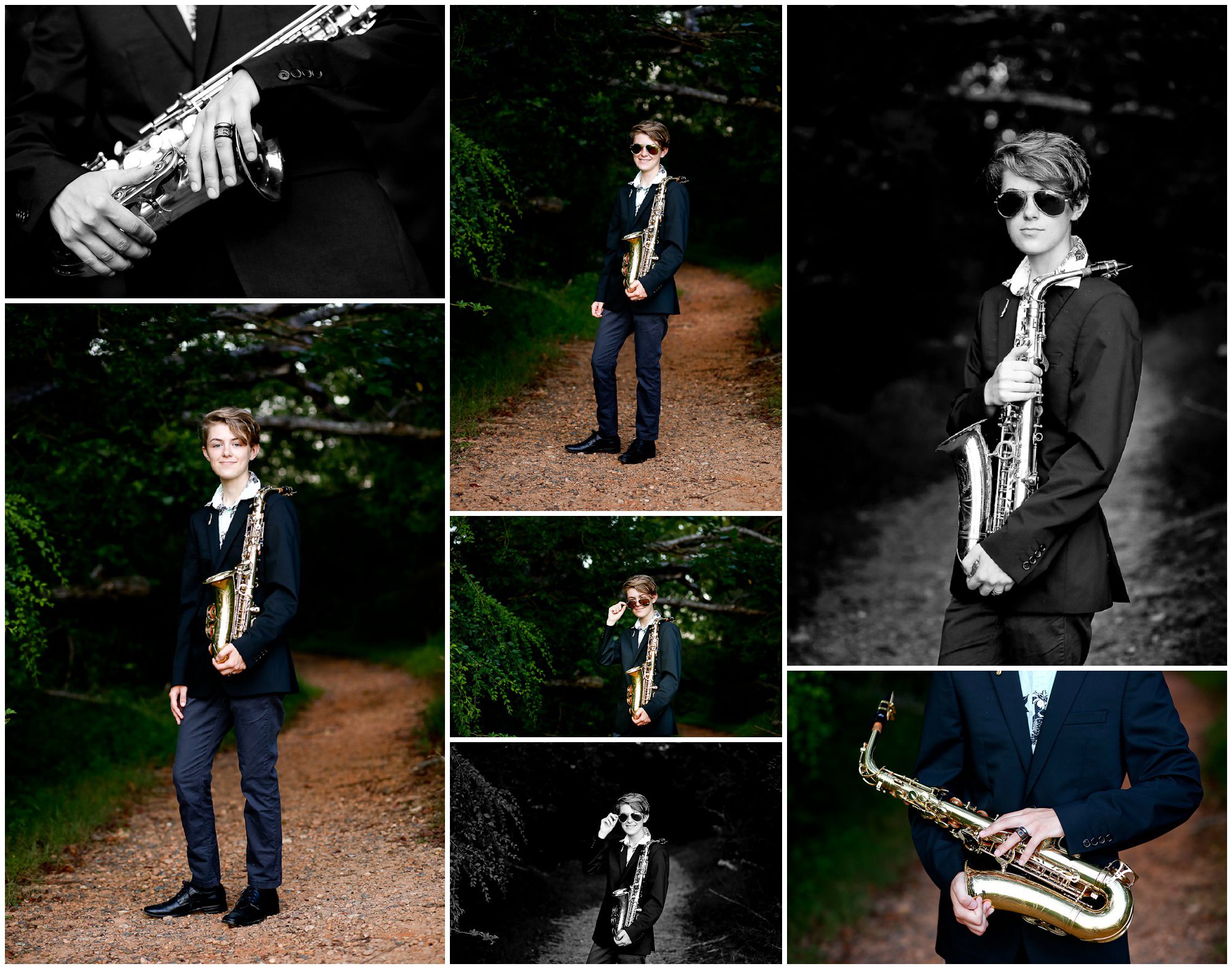 Lake Monticello Saxophone Player Senior Portraits in Fluvanna County photographer photography pictures photoshoot rural charlottesville