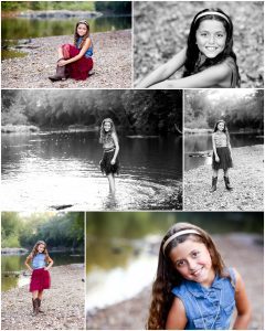 Fluvanna Triplet Family Portraits by the River Charlottesville Photographer Pictures Siblings Photography Photoshoot Session Summer Fall Brother Sisters Dog
