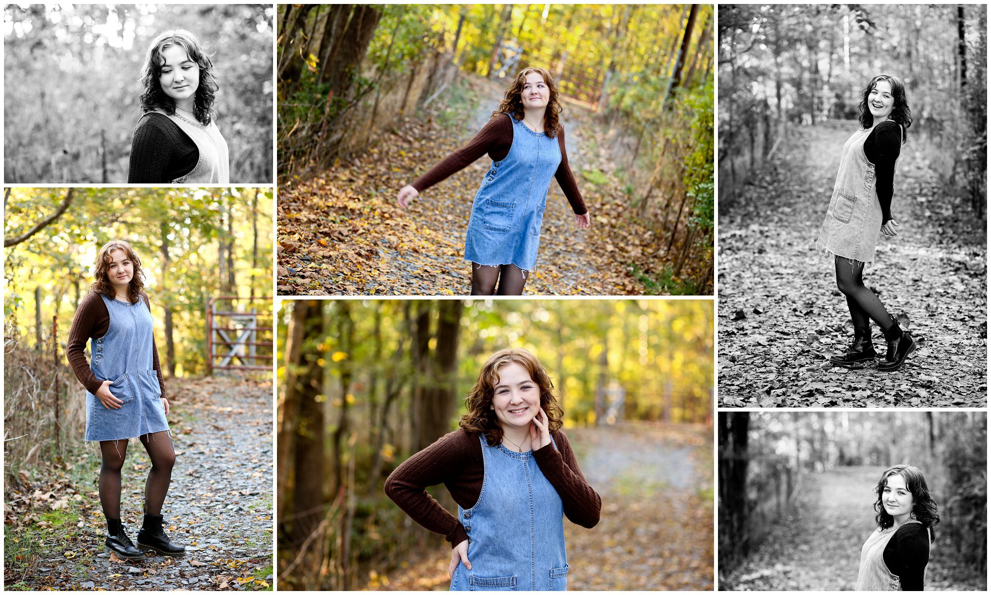 FCHS Class of 2022 Senior Fall Portraits in Fluvanna Graduating 12th Charlottesville photographer high school teen model autumn photography session pictures