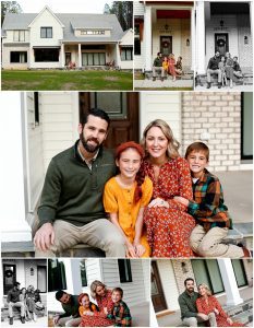 Fluvanna Family Fall Portraits at Home Charlottesville Photographer Pictures Photoshoot Cville Virginia Photography Siblings Residence Rural Autumn House