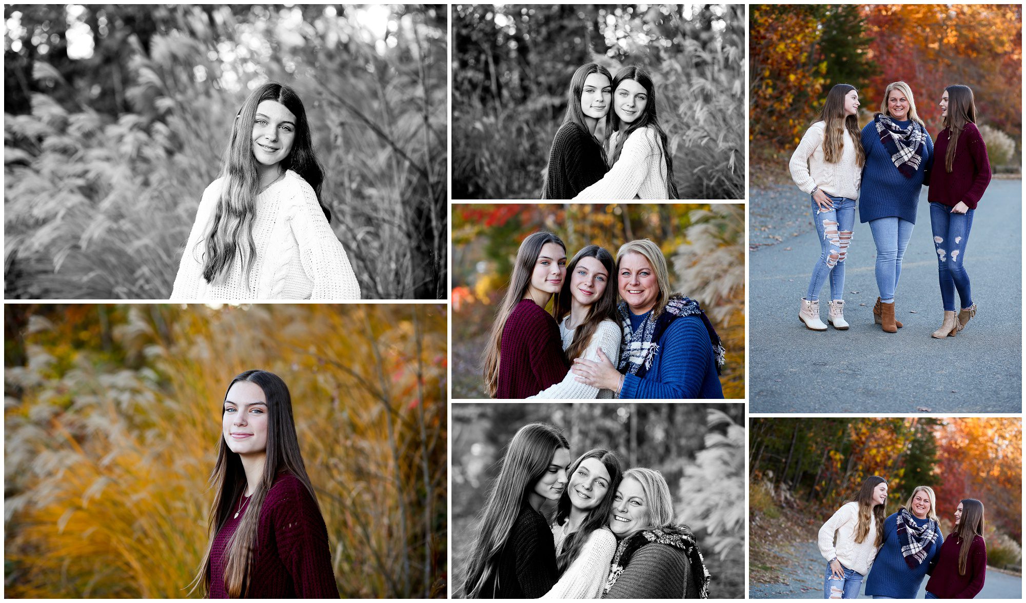 Mother Daughter Fall Portraits at Lake Monticello Fluvanna Photographer Pond Autumn Sisters Mom Photography Charlottesville Cville Virginia