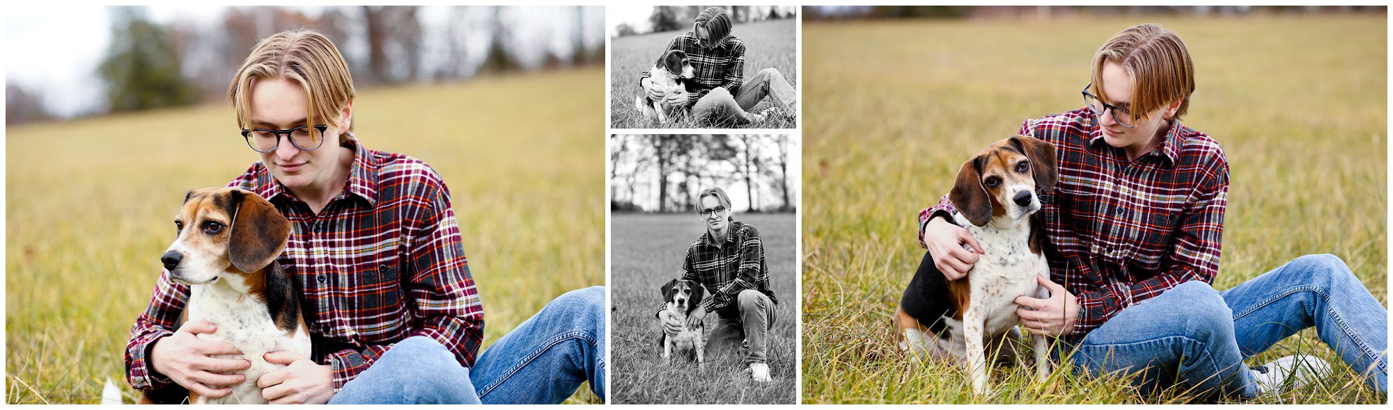 Turner Ashby High School Senior Fall Portraits in Fluvanna Photographer Charlottesville Cville Photography Pictures Photoshoot Farm Dog Pet Class of 2022