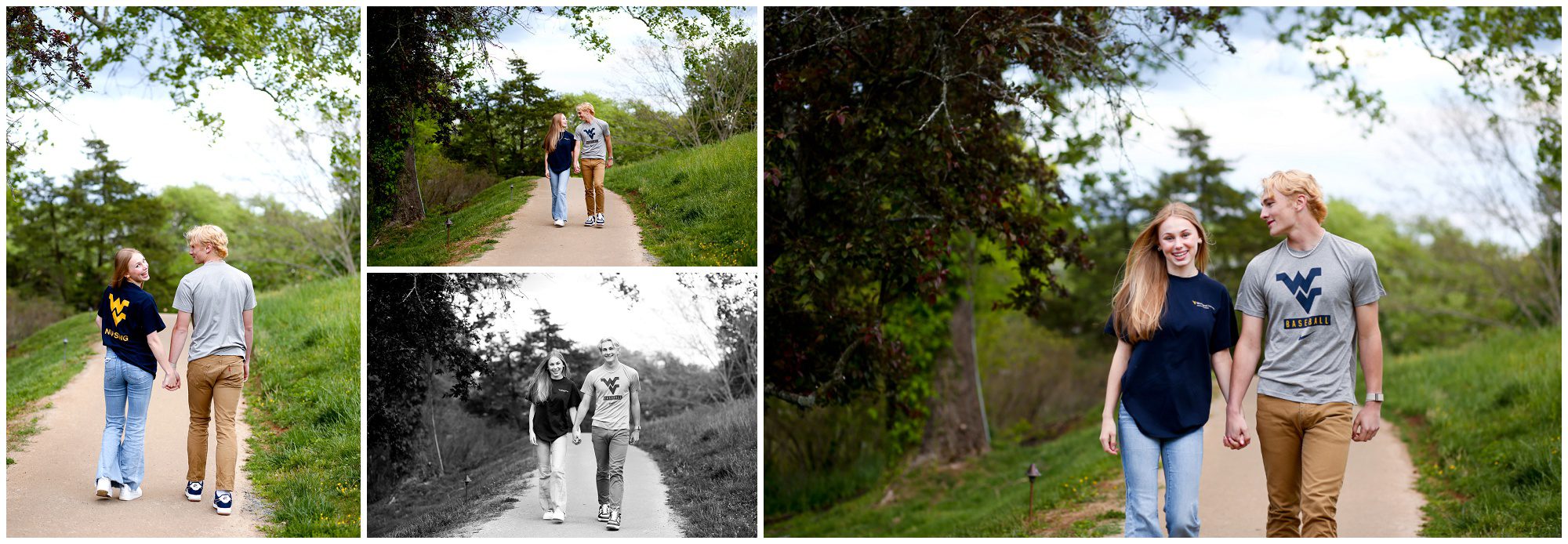 Fluvanna County High School Graduating Senior Portraits with Boyfriend in Charlottesville Teen couple love spring pictures photographer