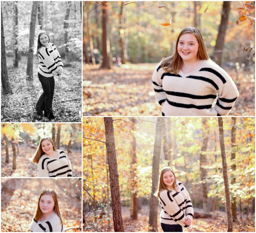 Fluvanna High School Senior Portraits in the Fall