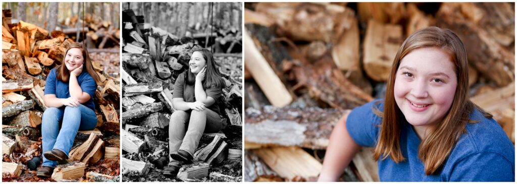 Fluvanna High School Senior Portraits in the Fall